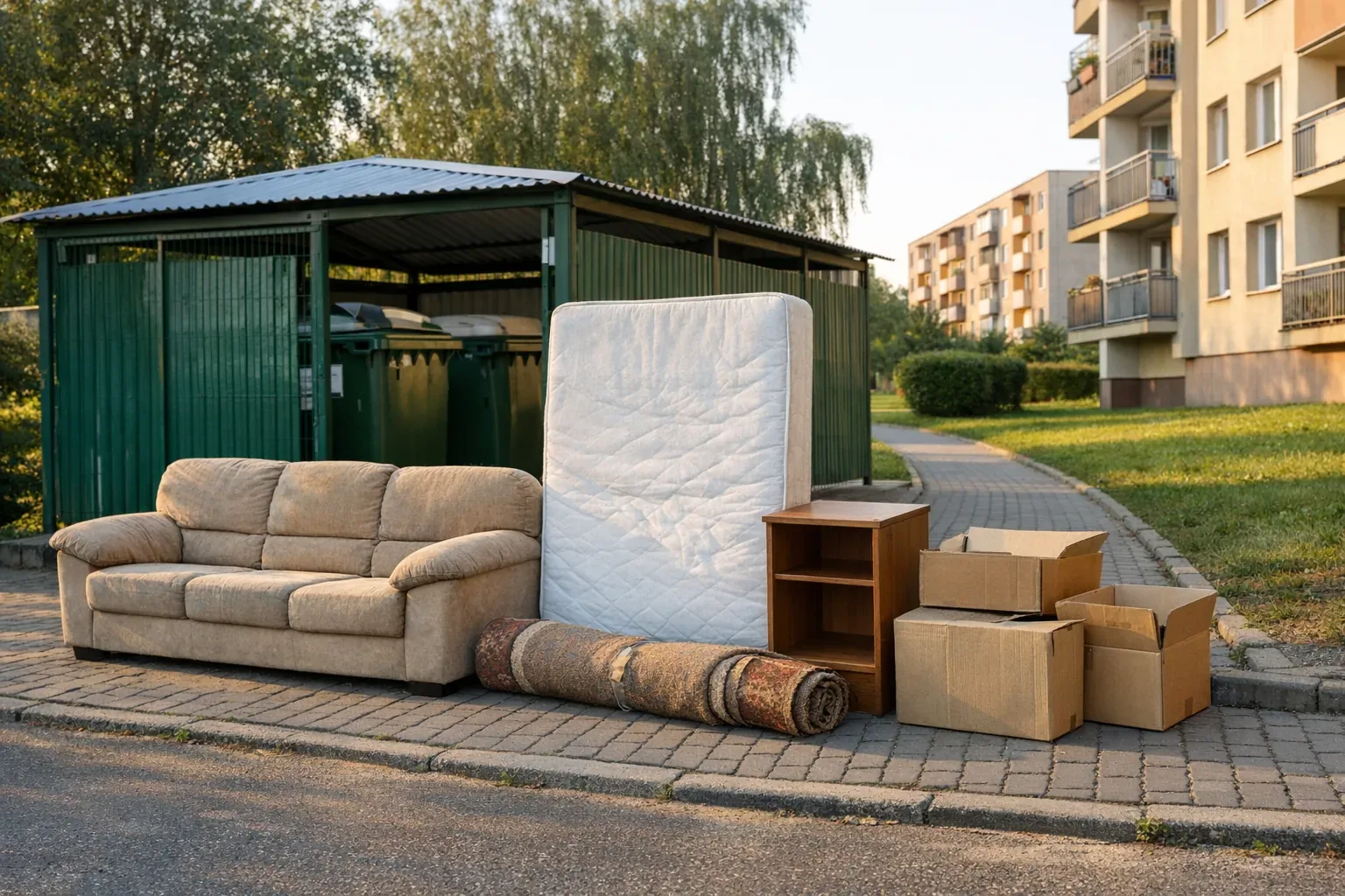 Czego nie wolno wystawiać jako gabarytów w Warszawie?